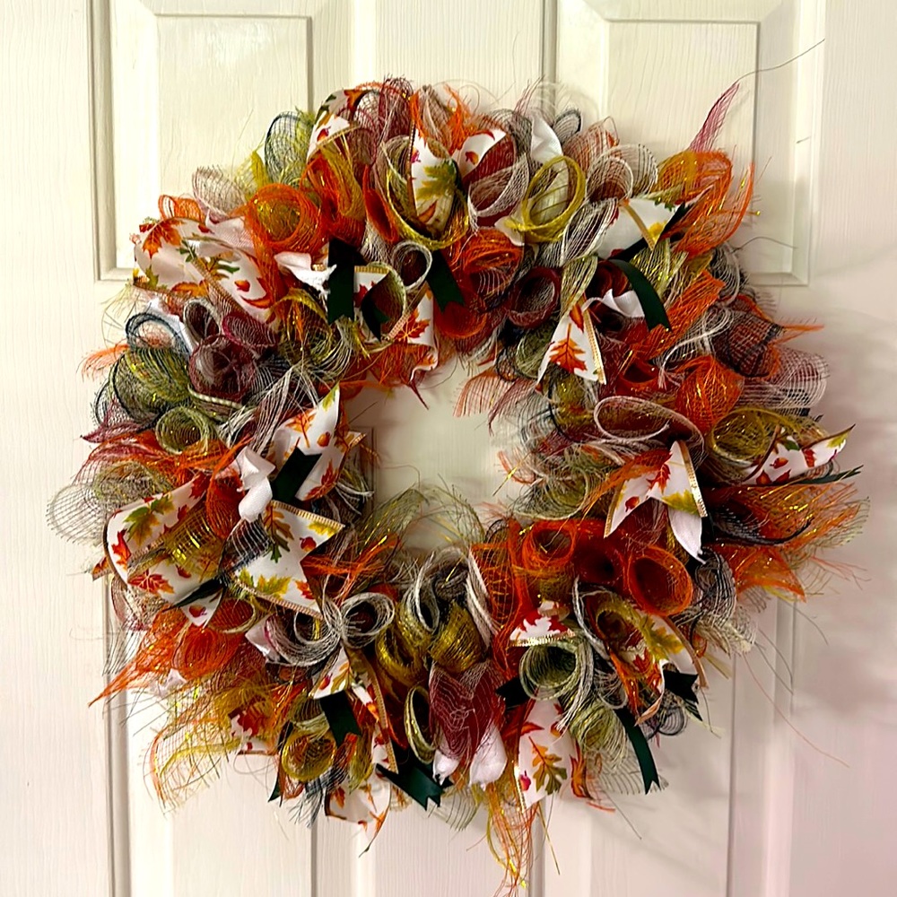 Homemade Fall Wreath